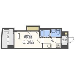 LUXE難波EASTの物件間取画像